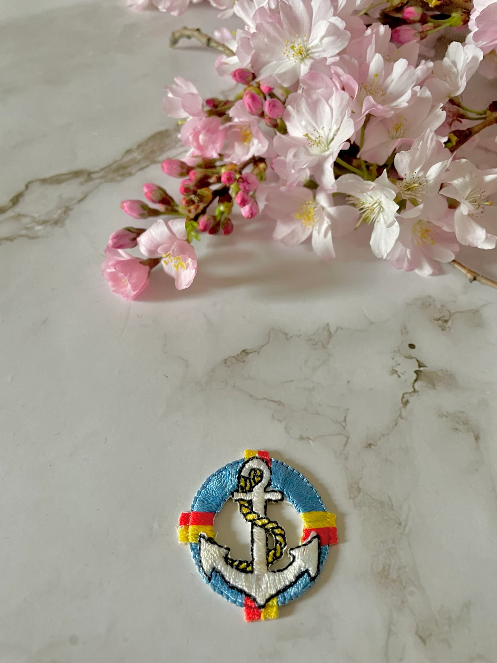 Écusson marinière bleu clair 